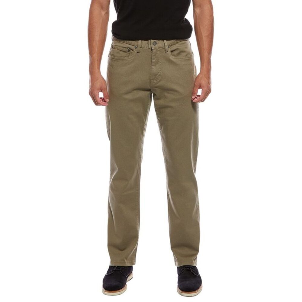 Brooks Brothers Mens  Piece Dye Straight Pant, Blue